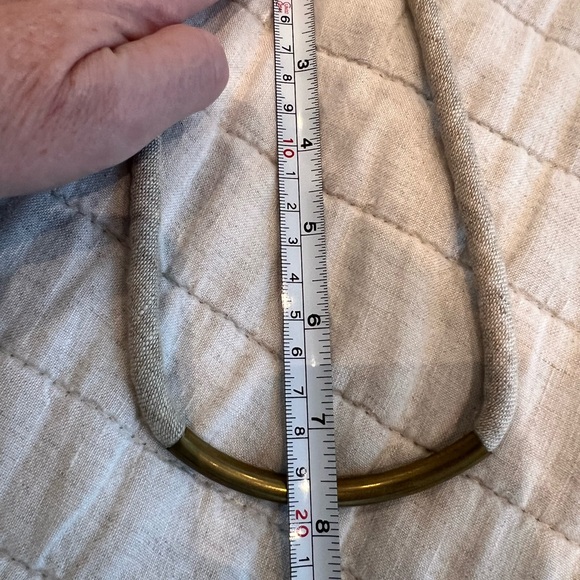 Anthropologie Linen and Brass Choker. - Picture 8 of 8